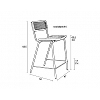 Jort counter stool